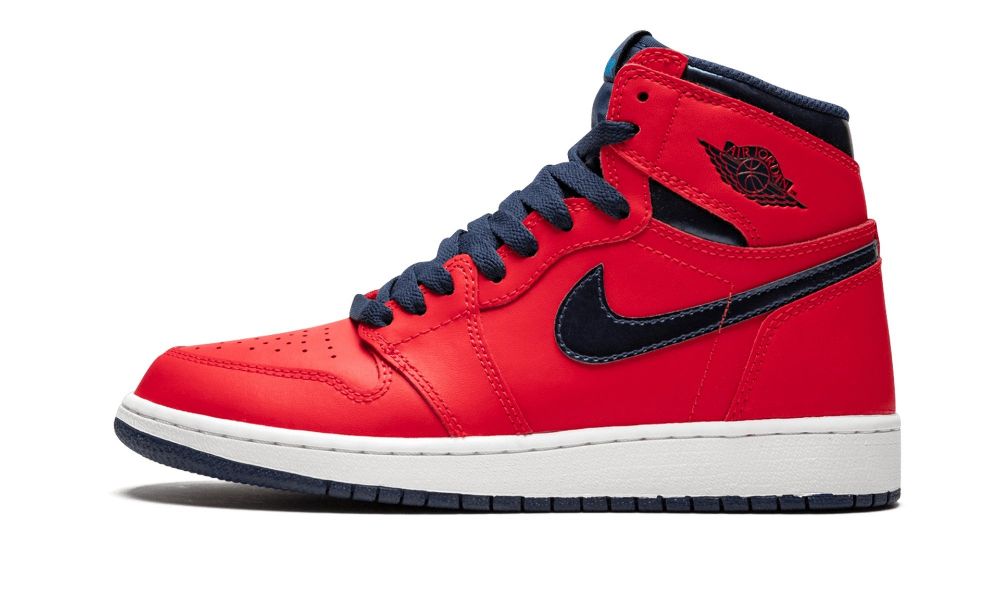 Nike Air Jordan 1 Retro High OG BG "David Letterman" Otroški Čevlji Rdeče | Slovenija-2581390