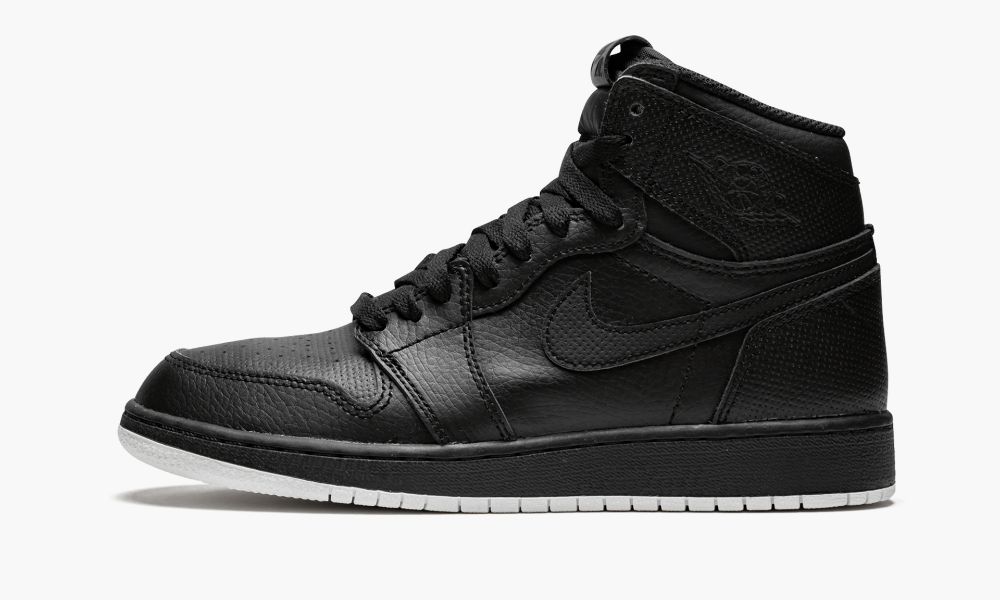 Nike Air Jordan 1 Retro High OG BG Otroški Čevlji Črne Bele | Slovenija-1084275