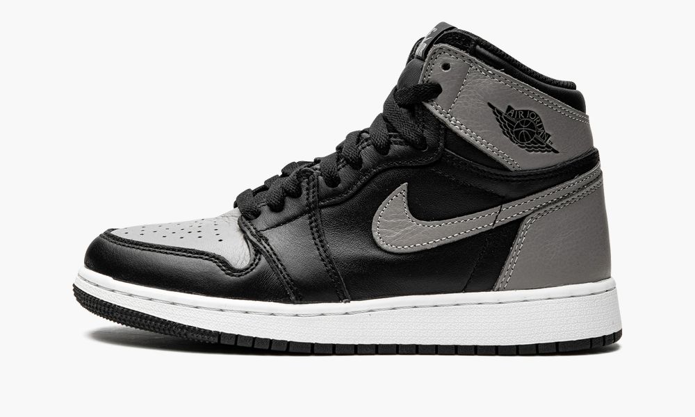 Nike Air Jordan 1 Retro High OG BG "Shadow" Otroški Čevlji Črne Bele Sive | Slovenija-6370298