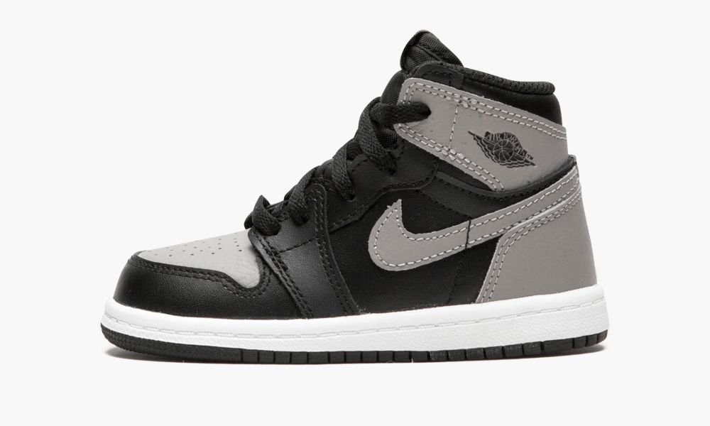 Nike Air Jordan 1 Retro High OG BT "Shadow" Otroški Čevlji Črne Bele Sive | Slovenija-6380219