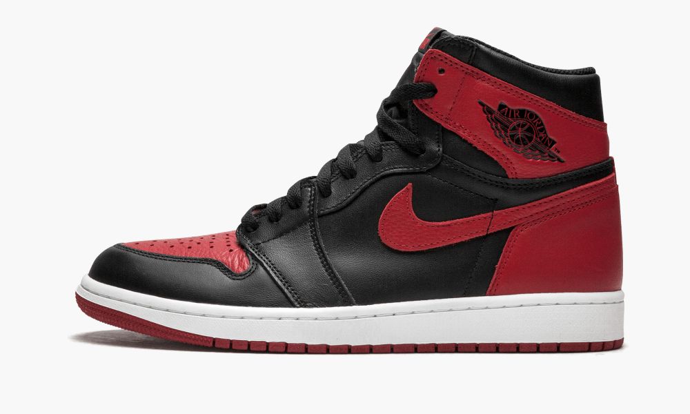 Nike Air Jordan 1 Retro High OG "Banned / Bred" Moški Čevlji Črne Rdeče | Slovenija-3725169