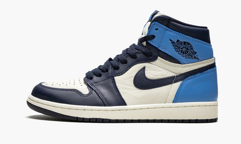 Nike Air Jordan 1 Retro High OG "Obsidian/University Blue" Moški Čevlji Bele Modre Obszidián | Slovenija-3541627