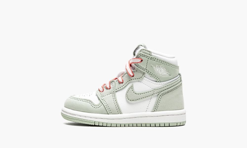 Nike Air Jordan 1 Retro High OG TD "Seafoam" Otroški Čevlji Bele Zelene Oranžne | Slovenija-9476035