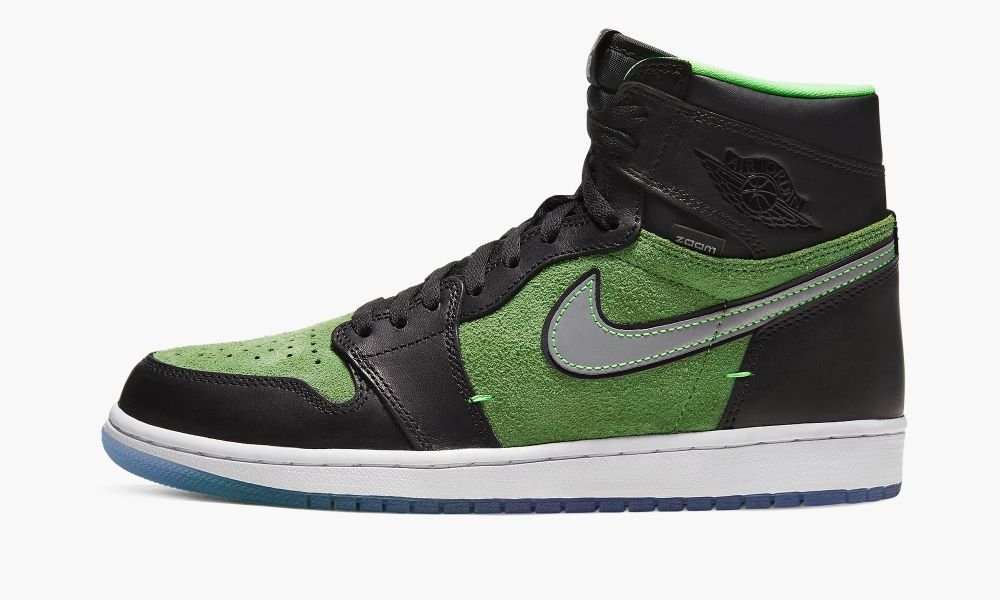 Nike Air Jordan 1 Retro High Zoom "Zen Green" Moški Čevlji Črne Zelene | Slovenija-3578690