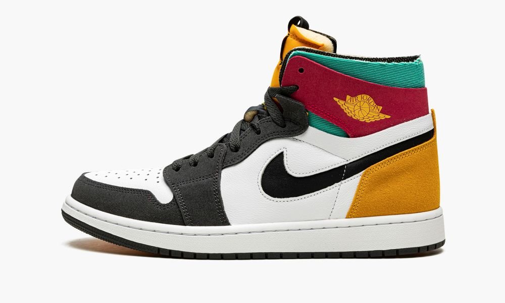 Nike Air Jordan 1 Zoom Air cmft "Multicolor" Moški Čevlji Bele Sive Temno Roza Sive | Slovenija-9087145