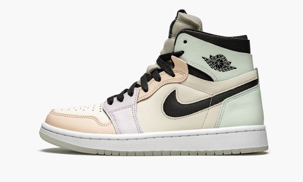 Nike Air Jordan 1 Zoom CMFT "Easter" Ženske Čevlji Črne Bele Vijolične | Slovenija-7138605