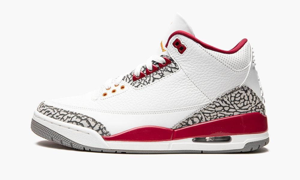 Nike Air Jordan 3 "Cardinal" Moški Čevlji Rdeče Bele Rdeče | Slovenija-8762541