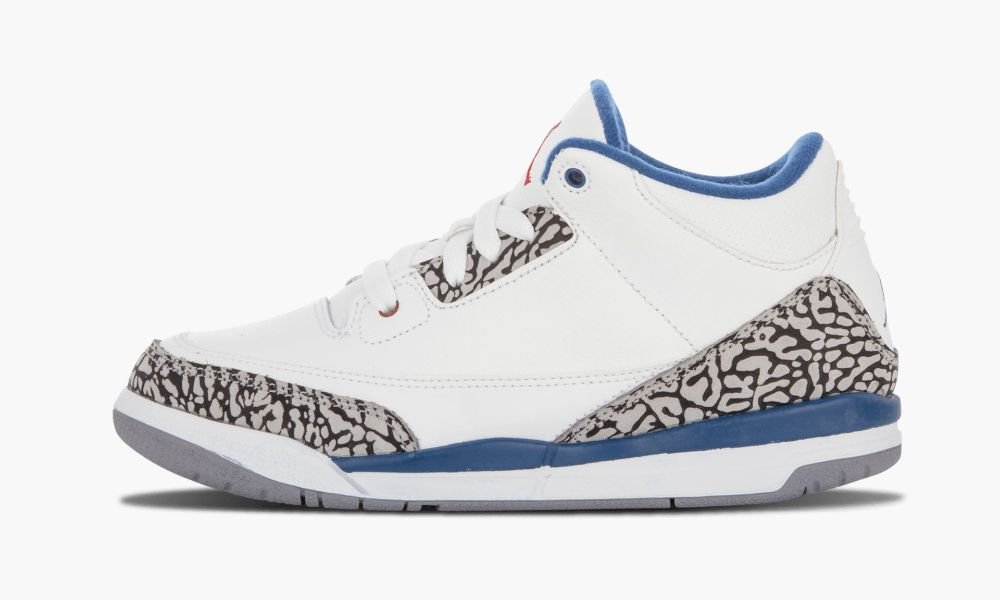 Nike Air Jordan 3 Retro (PS) "True Blue" Otroški Čevlji Bele Modre | Slovenija-8253697