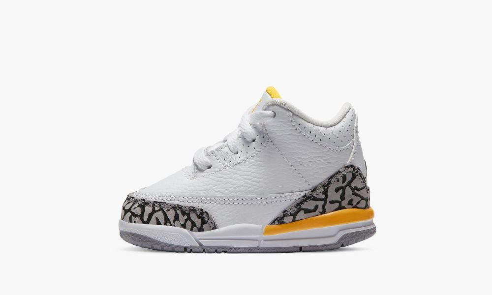 Nike Air Jordan 3 TD "Laser Orange" Otroški Čevlji Bele Oranžne Sive | Slovenija-6590827