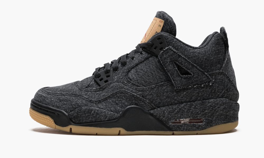 Nike Air Jordan 4 RTR Levis NRG BG "Levi's" Otroški Čevlji Črne Rjave | Slovenija-7825104