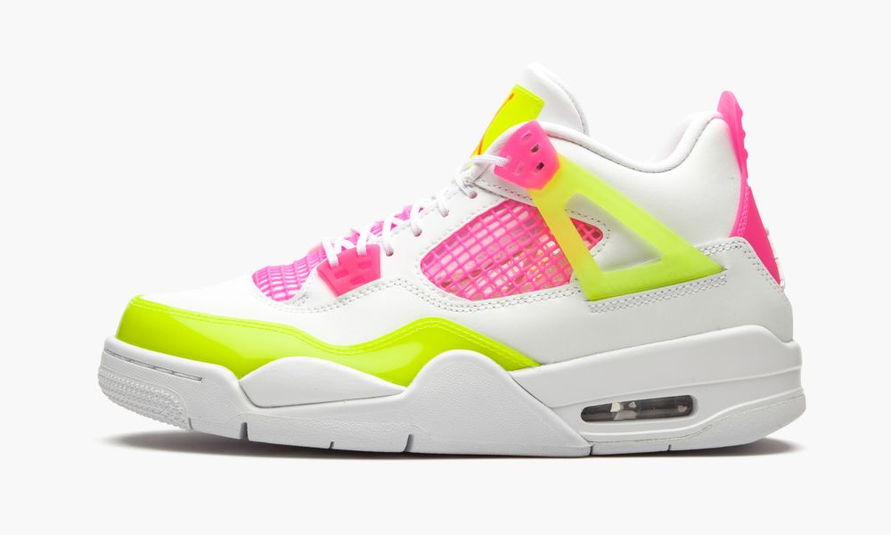 Nike Air Jordan 4 Retro GS "Lemon Venom" Otroški Čevlji Bele Rumene Roza Limone | Slovenija-6481057