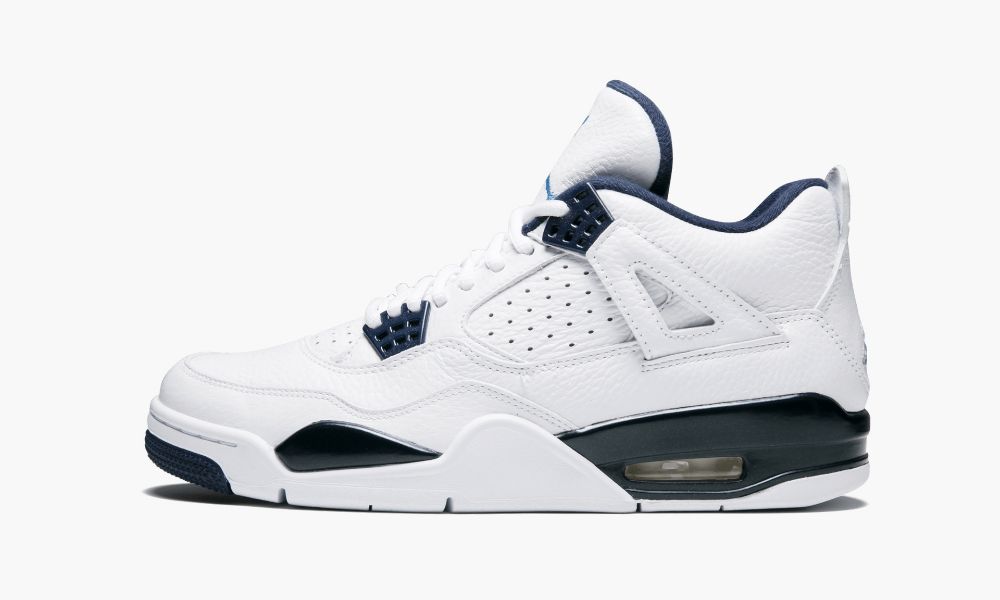 Nike Air Jordan 4 Retro LS "Legend Blue" Moški Čevlji Bele Modre | Slovenija-6215083