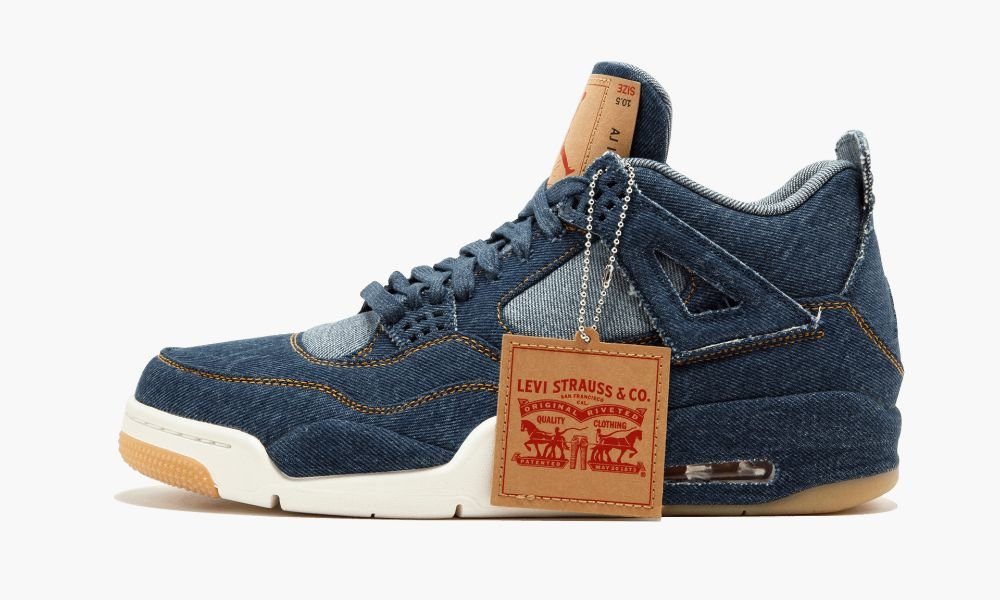 Nike Air Jordan 4 Retro NRG "Levi's" Moški Čevlji Rdeče Modre | Slovenija-2063897