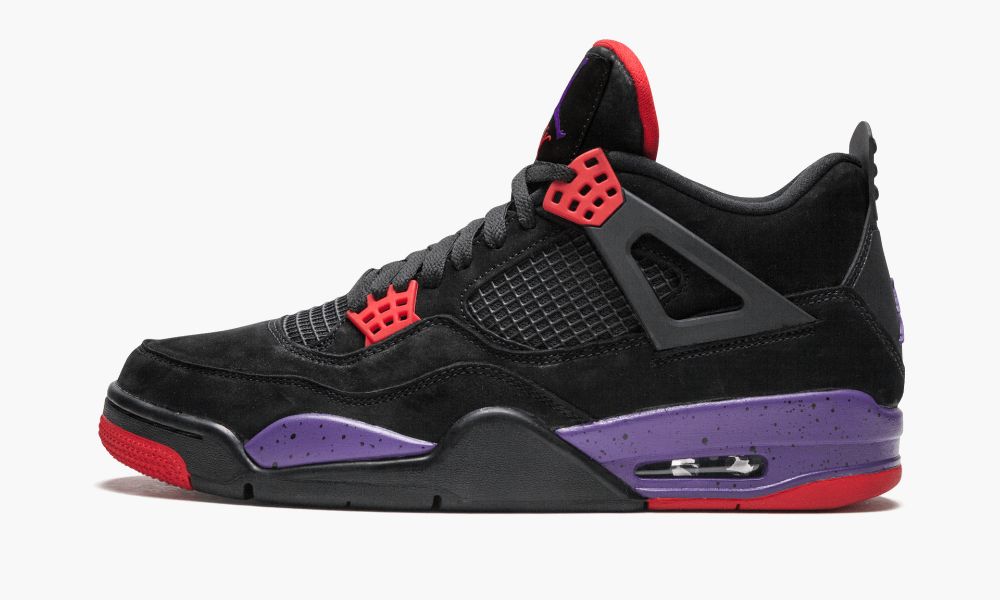 Nike Air Jordan 4 Retro "Raptors/Drake OVO" Moški Čevlji Črne Vijolične | Slovenija-8017562