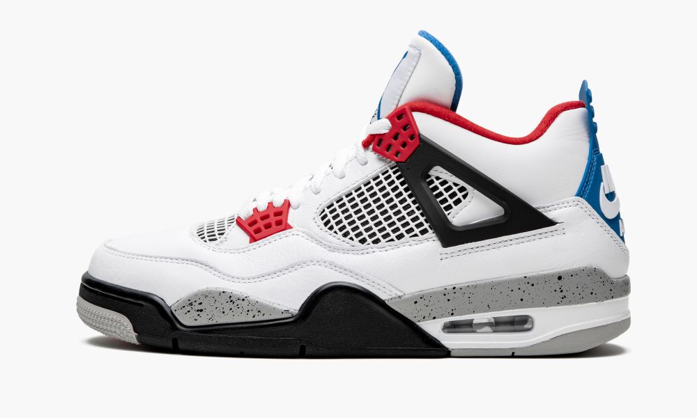 Nike Air Jordan 4 "What The" Moški Čevlji Bele Rdeče Večbarvni Sive Večbarvni | Slovenija-8670243