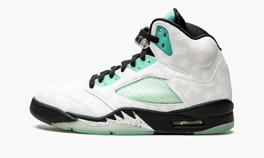 Nike Air Jordan 5 "Island Green" Moški Čevlji Črne Bele Zelene | Slovenija-5629734