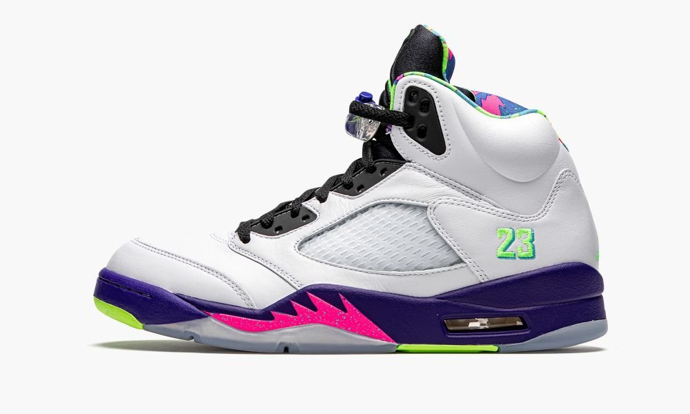 Nike Air Jordan 5 Retro "Alternate Bel-Air" Moški Čevlji Črne Bele Vijolične Roza | Slovenija-1902764