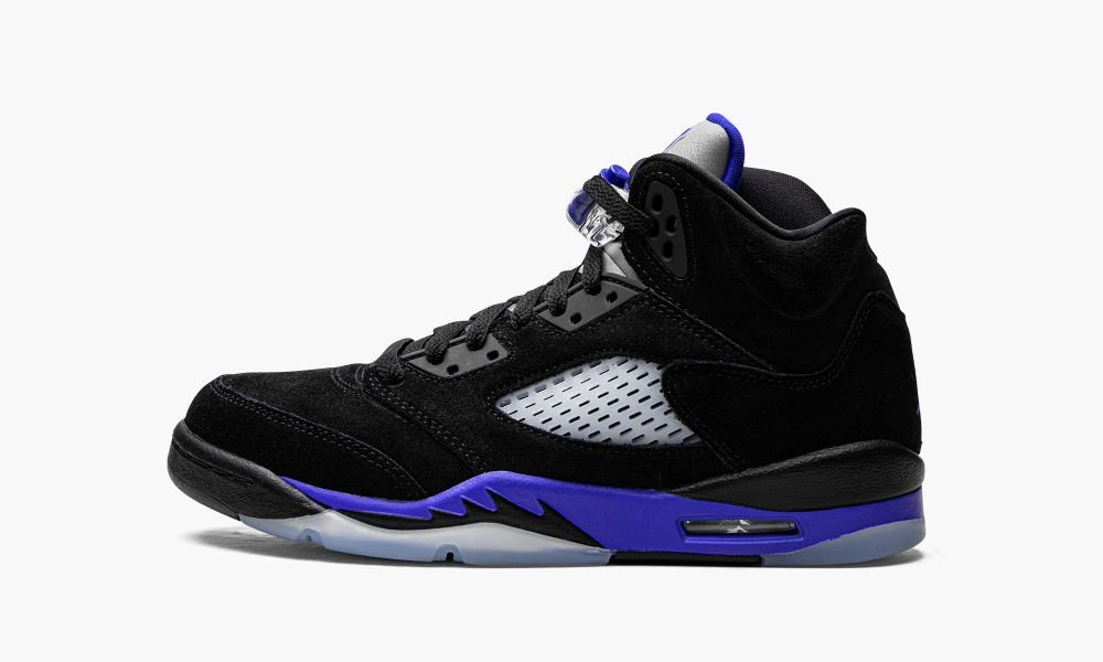 Nike Air Jordan 5 Retro GS "Racer Blue" Otroški Čevlji Črne Modre | Slovenija-9351764