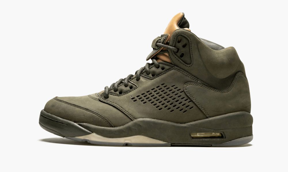 Nike Air Jordan 5 Retro Prem "Take Flight" Moški Čevlji Zelene Zlate | Slovenija-2907581