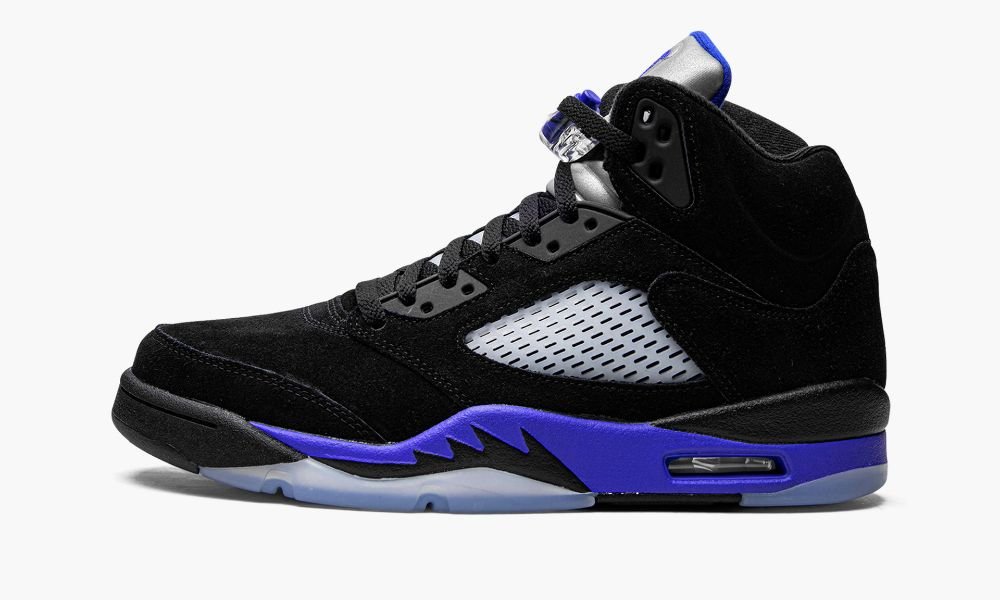 Nike Air Jordan 5 Retro "Racer Blue" Moški Čevlji Črne Modre | Slovenija-5217604