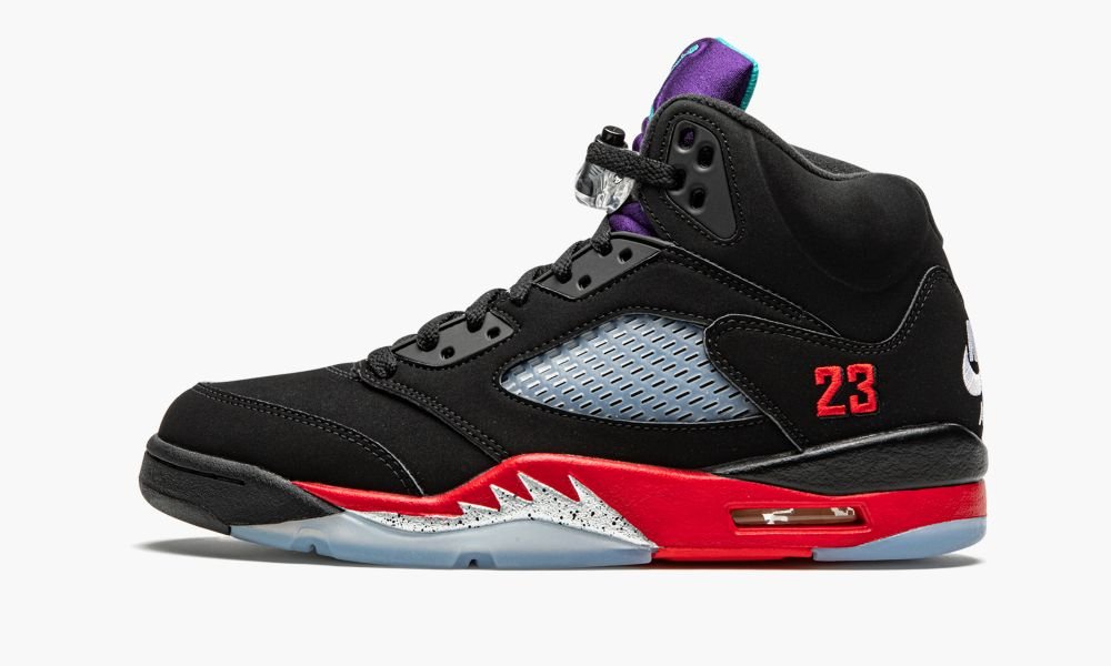 Nike Air Jordan 5 Retro "Top 3" Moški Čevlji Črne Rdeče Vijolične | Slovenija-7038496