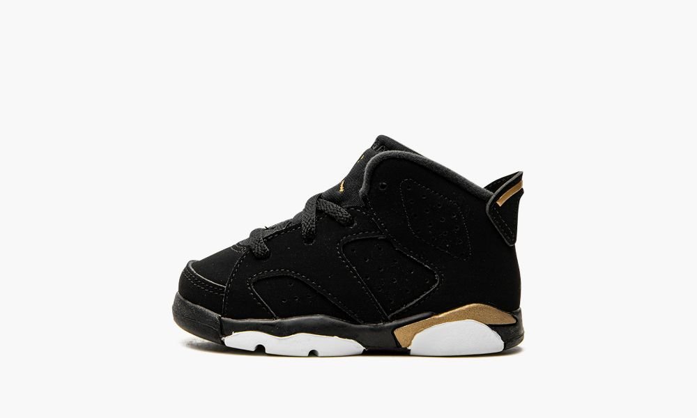 Nike Air Jordan 6 Retro DMP TD "DMP" Otroški Čevlji Črne Zlate | Slovenija-8672153