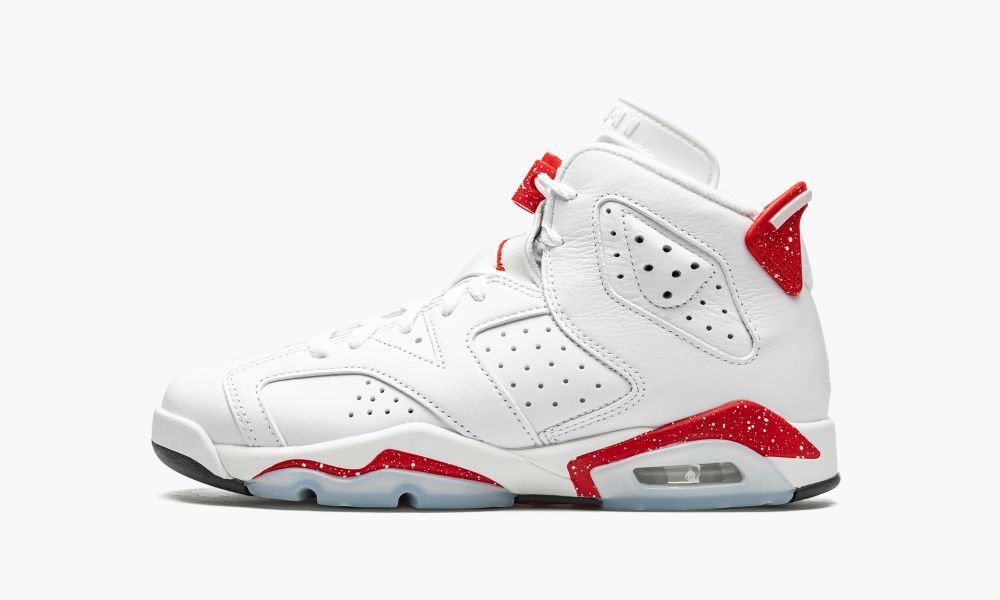 Nike Air Jordan 6 Retro GS "Red Oreo" Otroški Čevlji Črne Bele Rdeče | Slovenija-4576082