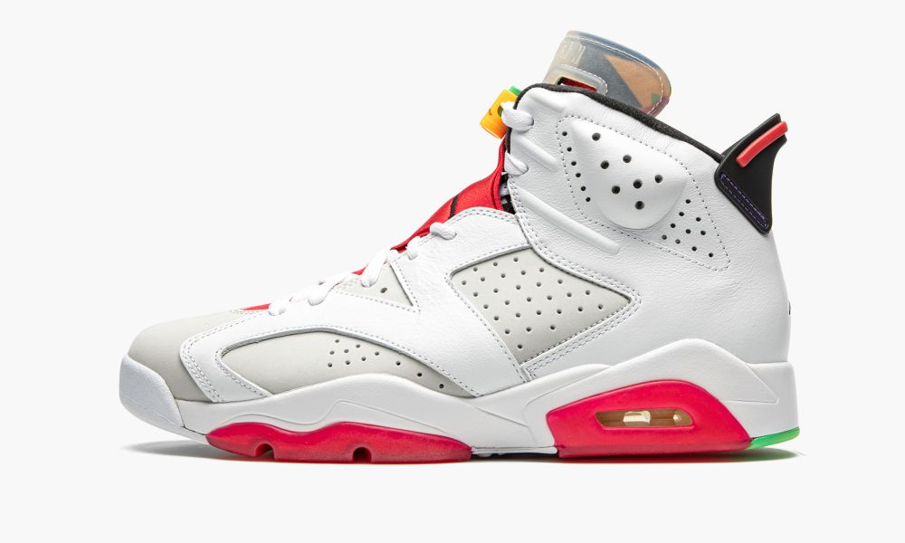 Nike Air Jordan 6 Retro "Hare" Moški Čevlji Rdeče Bele Rdeče Sive | Slovenija-3904268