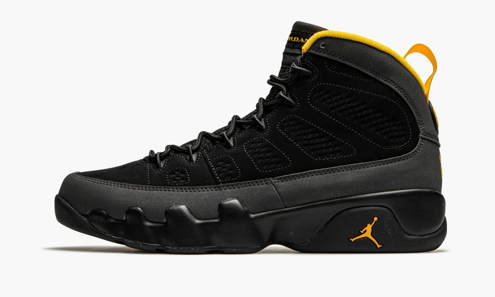 Nike Air Jordan 9 Retro "University Gold" Moški Čevlji Temno Sive Črne Zlate Sive | Slovenija-3729085