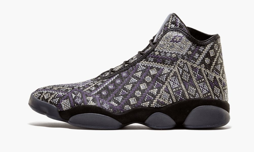 Nike Air Jordan Horizon Premium Moški Čevlji Črne Vijolične Sive | Slovenija-4086719