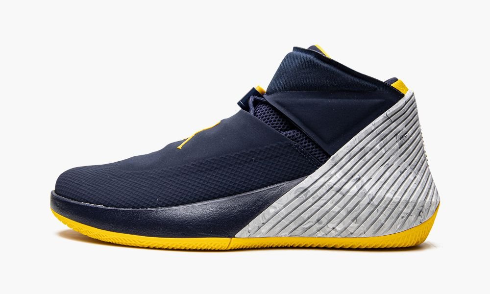 Nike Air Jordan Why Not Zer0.2 "Michigan Wolverines" Moški Čevlji Rumene Bele Modre Temno Modre | Slovenija-1675820