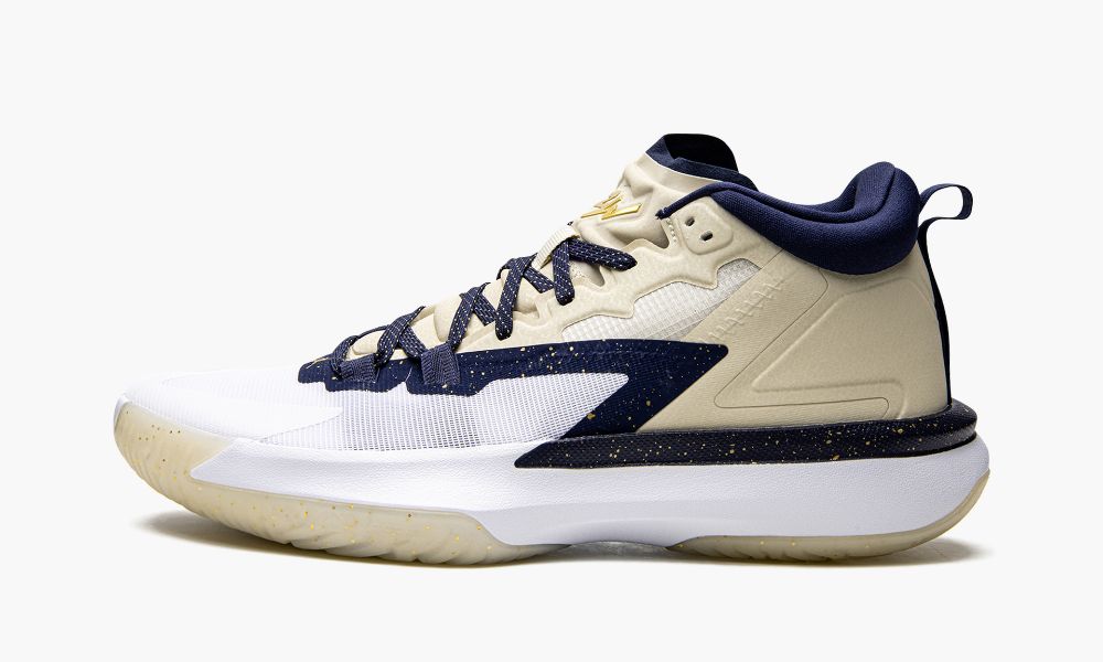 Nike Air Jordan Zion 1 Moški Čevlji Bele Kaki Zlate | Slovenija-1493870